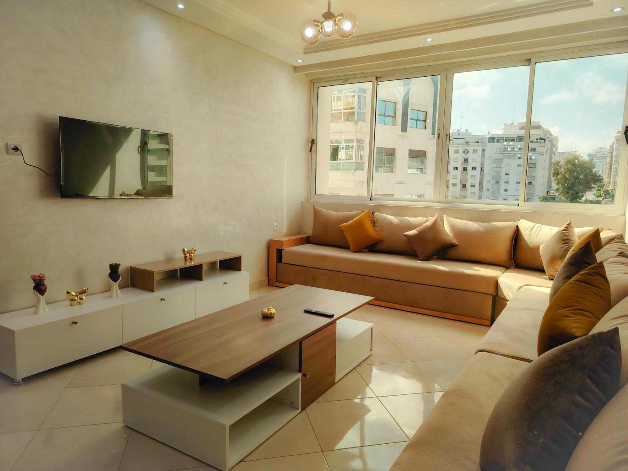 Nouveau Appartement Prestige Avec Vue Paronamique แทนเจียร์ ภายนอก รูปภาพ