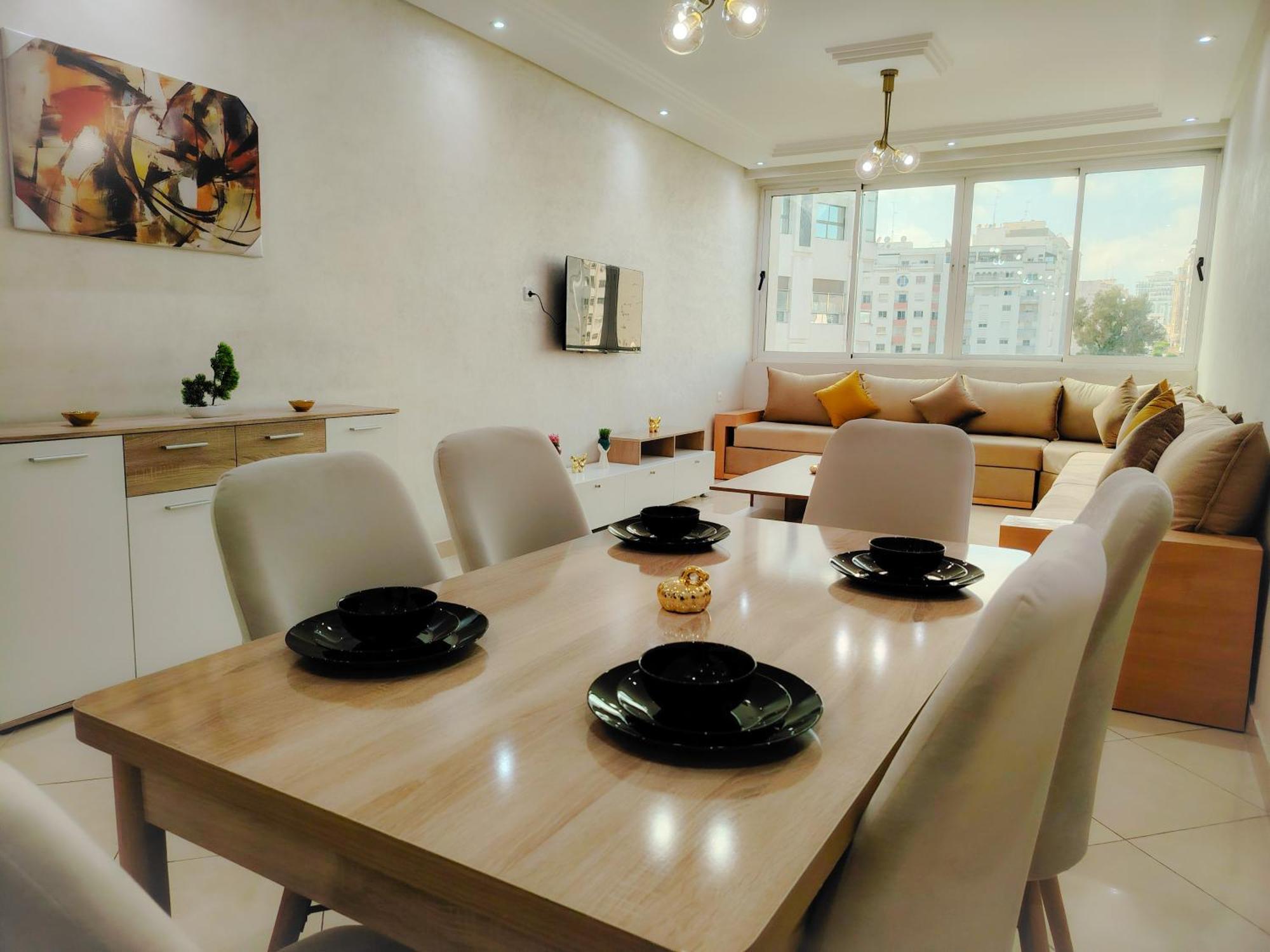 Nouveau Appartement Prestige Avec Vue Paronamique แทนเจียร์ ภายนอก รูปภาพ