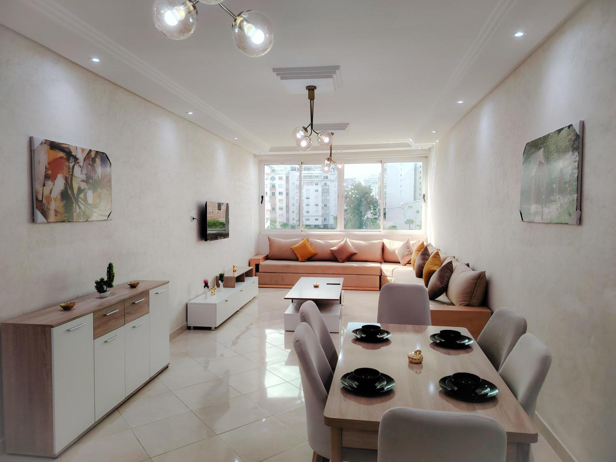 Nouveau Appartement Prestige Avec Vue Paronamique แทนเจียร์ ภายนอก รูปภาพ